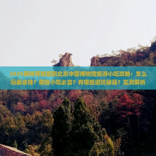 锡林郭勒盟到北京中国国家博物馆旅游小吃