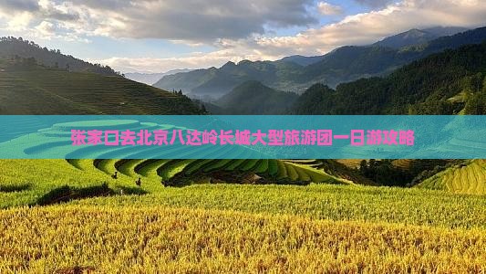 张家口去北京八达岭长城大型旅游团
