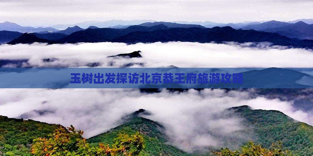玉树出发探访北京恭王府旅游攻略