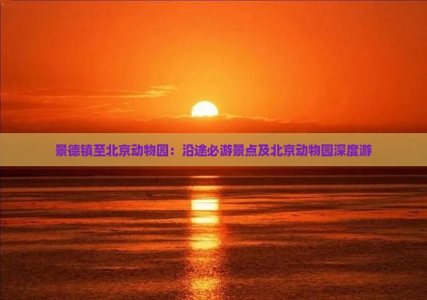 景德镇至北京动物园：沿途必游景点及北京动物园深度游