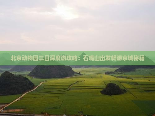 北京动物园三日深度游攻略：石嘴山出发畅游京城秘籍