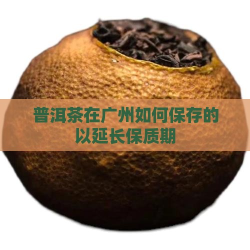 普洱茶在广州如何保存的以延长保质期