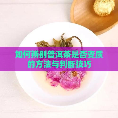 如何辨别普洱茶是否变质的方法与判断技巧