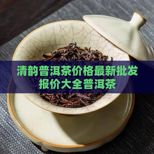 清韵普洱茶价格最新批发报价大全普洱茶