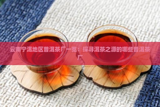 云南宁洱地区普洱茶厂一览：探寻洱茶之源的哪些普洱茶厂