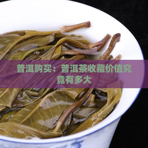 普洱购买：普洱茶收藏价值究竟有多大
