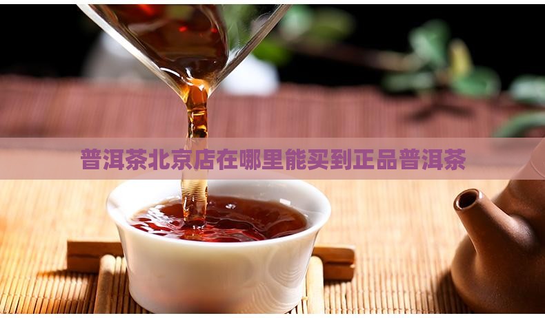 普洱茶北京店在哪里能买到正品普洱茶