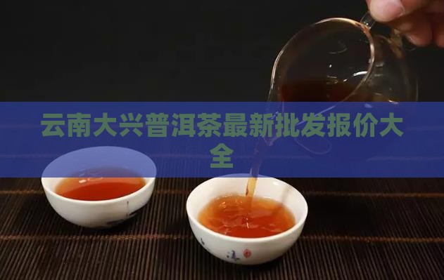云南大兴普洱茶最新批发报价大全