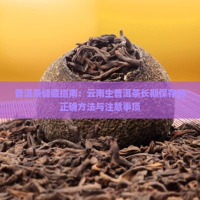 普洱茶储藏指南：云南生普洱茶长期保存的正确方法与注意事项