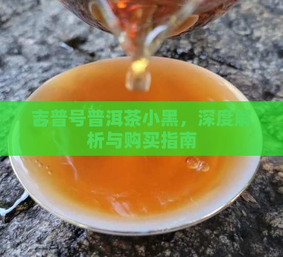 吉普号普洱茶小黑，深度解析与购买指南