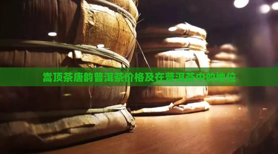 嵩顶茶唐韵普洱茶