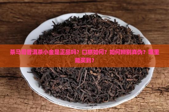 茶马司普洱茶小金