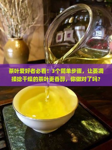 萎凋揉捻干燥的茶叶