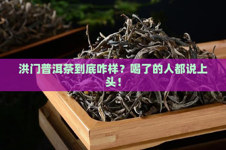 洪门普洱茶怎么样