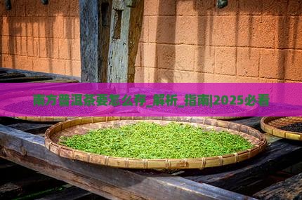 南方普洱茶要怎么存