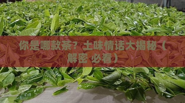 你是什么茶土味情话