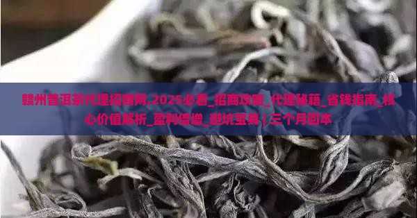 赣州普洱茶代理招商网