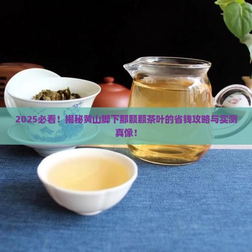 黄山脚下一颗颗的茶叶