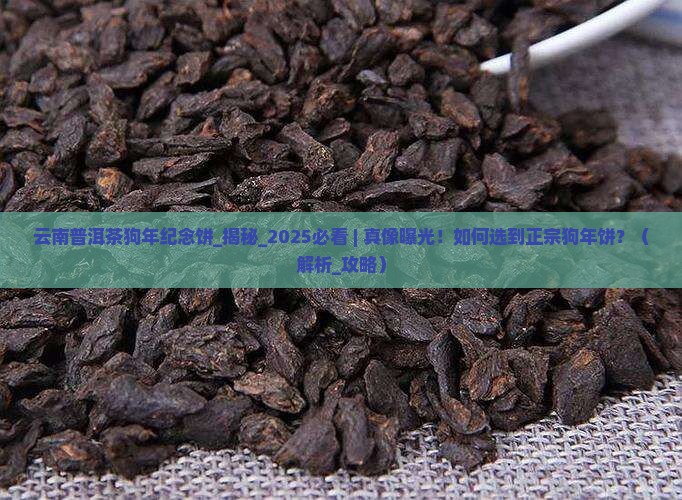 云南普洱茶狗年纪念饼