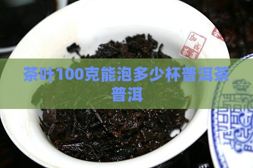 茶叶100克能泡多少杯
