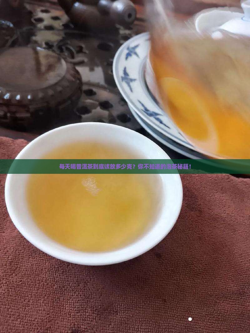 普洱茶每天喝多少克水