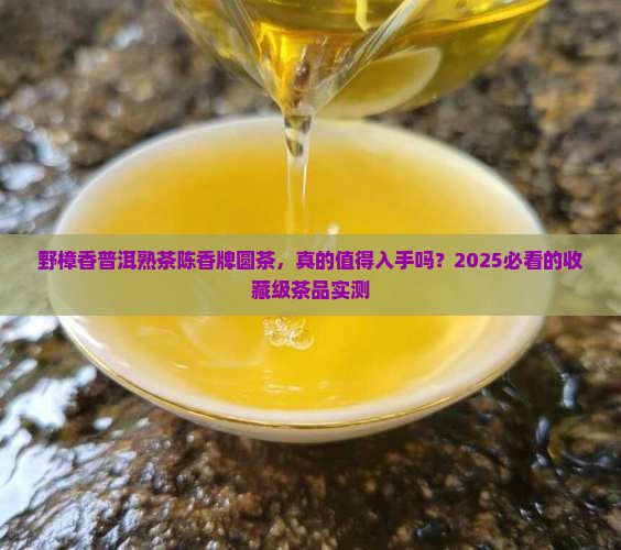 野樟香普洱茶熟茶陈香牌圆茶