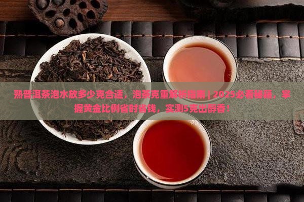 熟普洱茶泡水放多少克合适