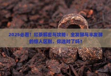 红茶分全发酵和半发酵