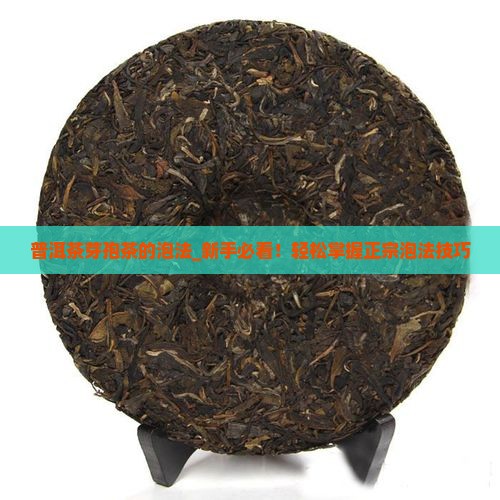 普洱茶芽孢茶的泡法