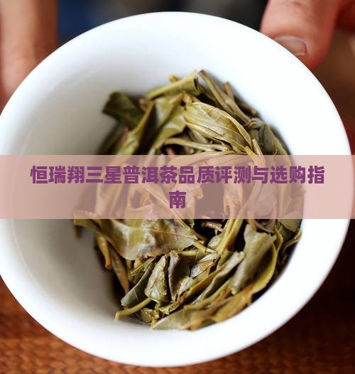 恒瑞翔三星普洱茶品质评测与选购指南