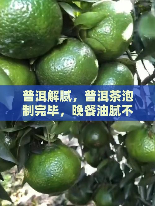 普洱解腻，普洱茶泡制完毕，晚餐油腻不再扰