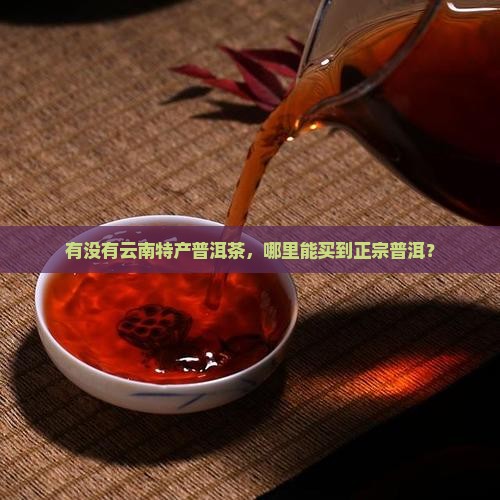 有没有云南特产普洱茶，哪里能买到正宗普洱？