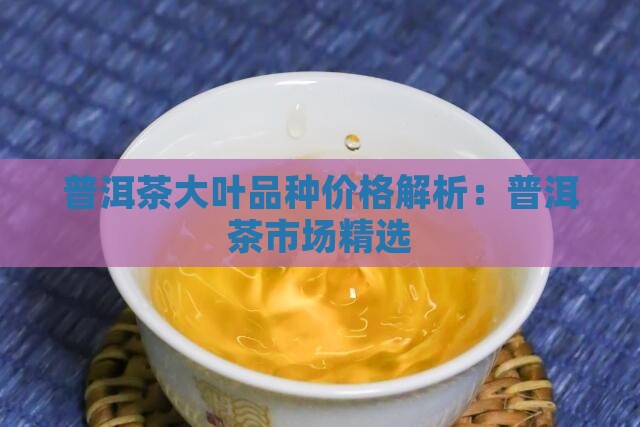 普洱茶大叶品种价格解析：普洱茶市场精选