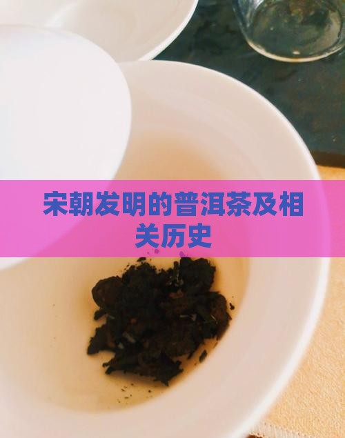 宋朝发明的普洱茶及相关历史