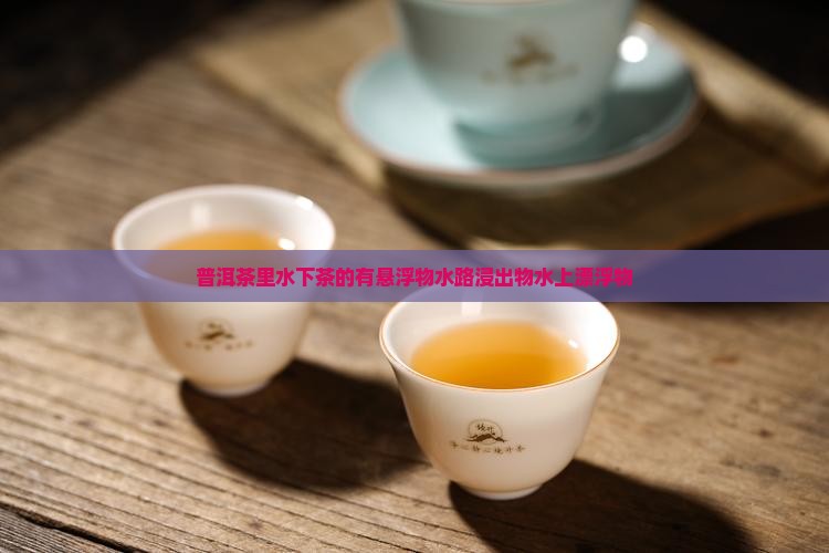 普洱茶里水下茶的有悬浮物水路浸出物水上漂浮物