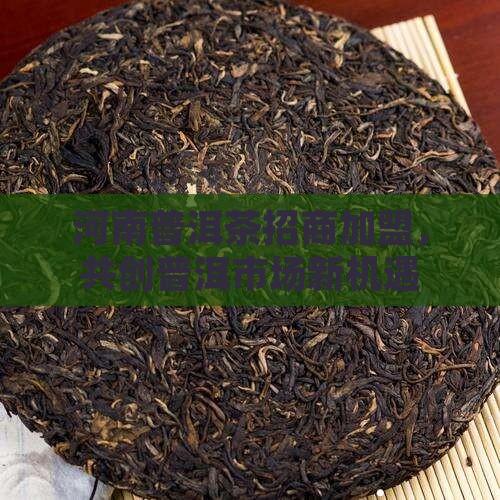 河南普洱茶招商加盟，共创普洱市场新机遇