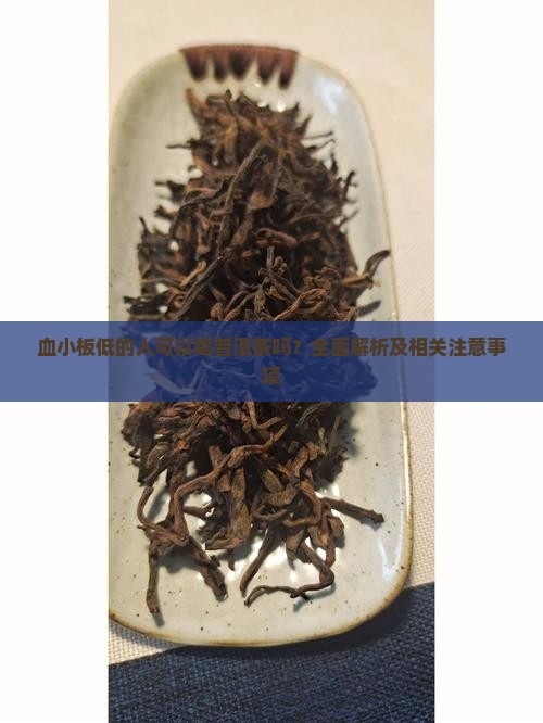 血小板低的人可以喝普洱茶吗？全面解析及相关注意事项