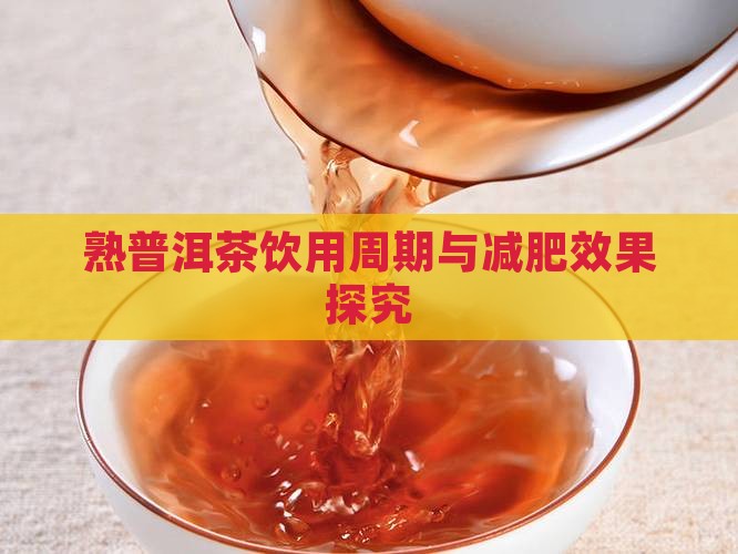 熟普洱茶饮用周期与减肥效果探究