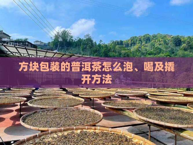 方块包装的普洱茶怎么泡、喝及撬开方法