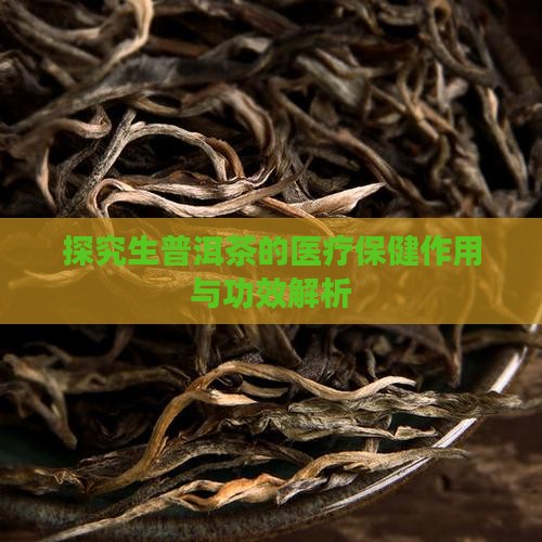 探究生普洱茶的医疗保健作用与功效解析