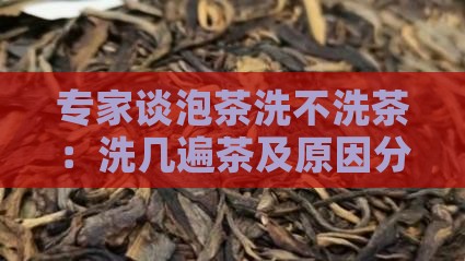 专家谈泡茶洗不洗茶：洗几遍茶及原因分析