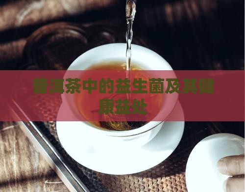普洱茶中的益生菌及其健康益处