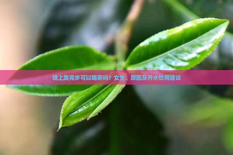 晚上跑完步可以喝茶吗？女生、原因及开水饮用建议
