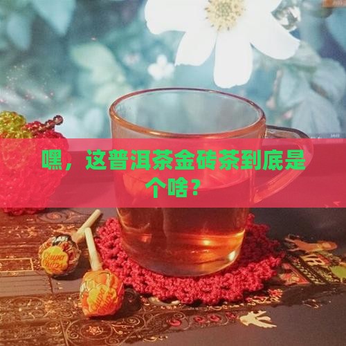 什么叫普洱茶金砖茶