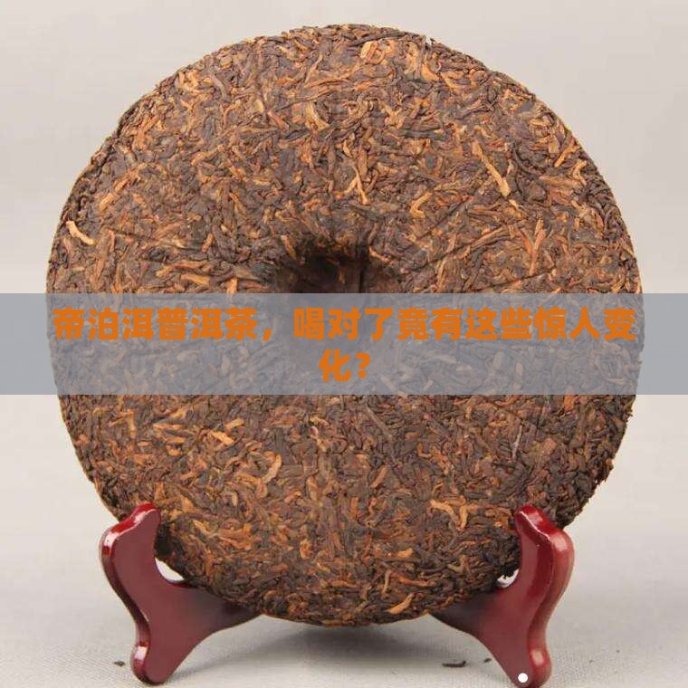 帝泊洱普洱茶功效与作用