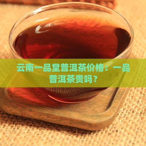 一品堂普洱茶贵吗
