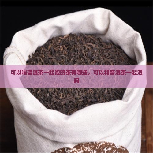 可以喝普洱茶一起泡的