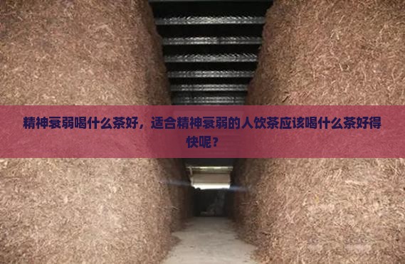 精神衰弱喝什么茶好