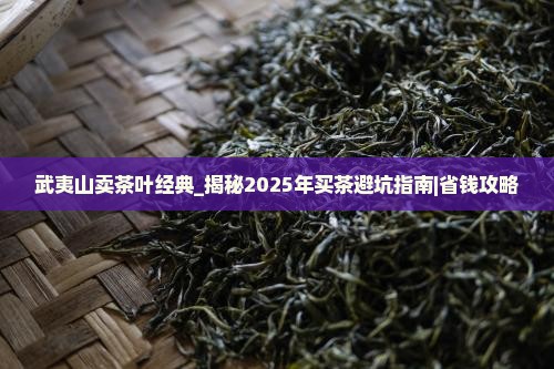 武夷山卖茶叶经典