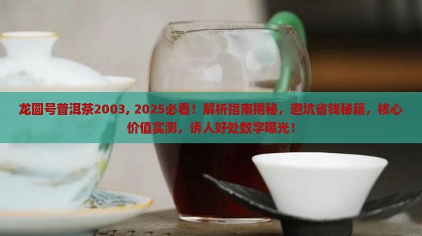 龙圆号普洱茶2003